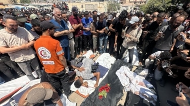 Un doble ataque israelí contra un hospital en Gaza mata a 20 personas, entre ellas, 5 periodistas