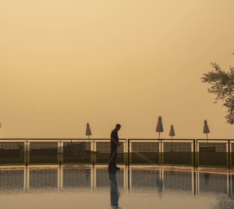 Si tienes piscina, puedes salvar tu casa de un incendio 