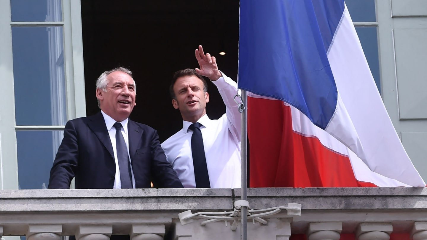 El presidente Macron y el primer ministro Bayrou en una visita a Pau, cuando Bayrou era alcalde