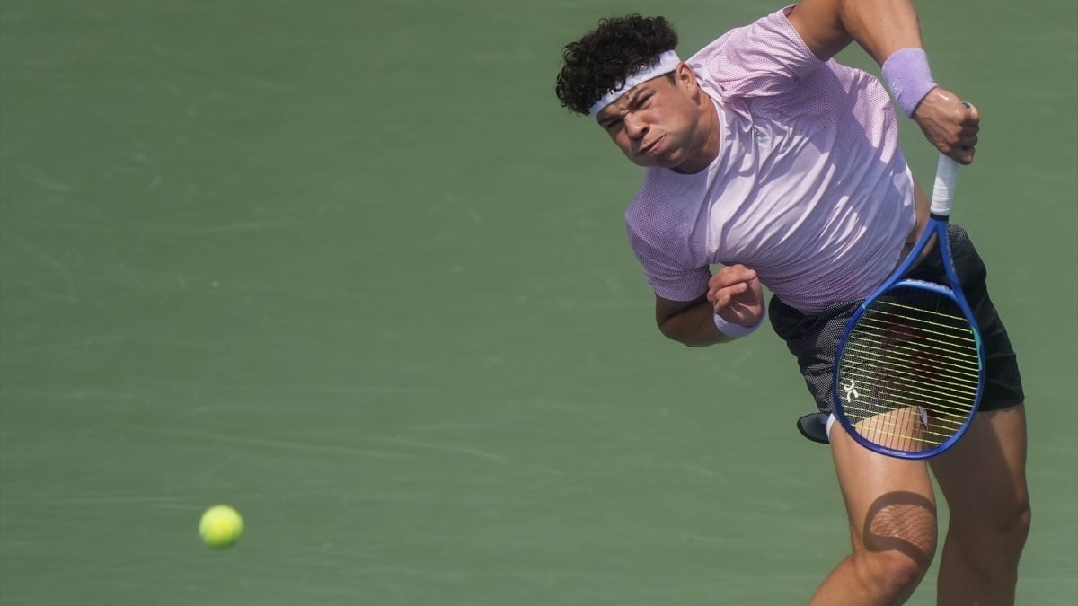Ben Shelton durante un partido del Masters 1000 de Toronto