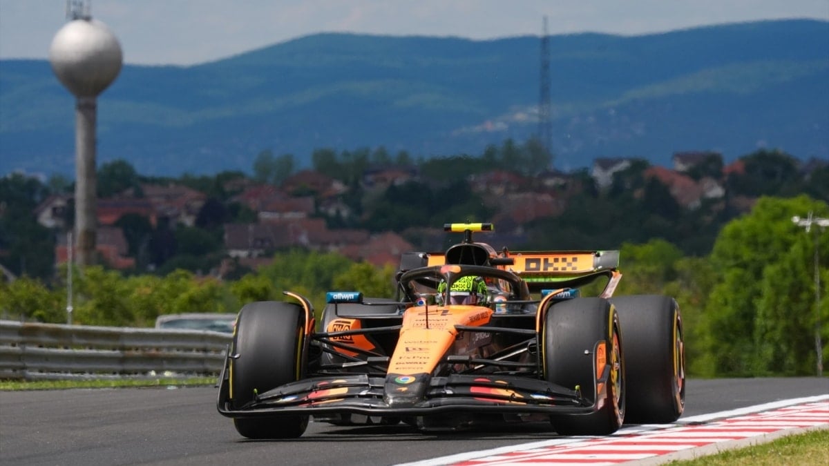 McLaren arrasa en Hungaroring: Lando Norris lidera ambas sesiones libres