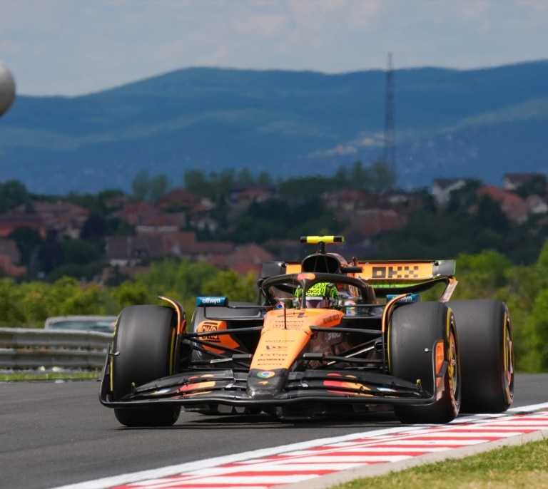 McLaren arrasa en Hungaroring: Lando Norris lidera ambas sesiones libres