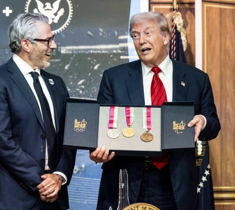 Trump crea un grupo de trabajo para que EE.UU esté "completamente preparado" para Los Angeles 2028