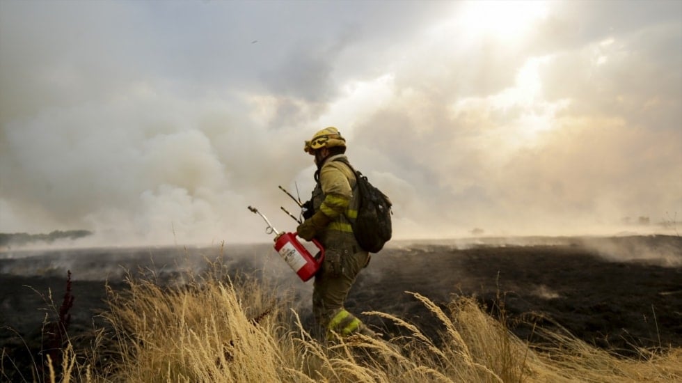 Muere un tercer voluntario por quemaduras en el incendio de Zamora y León