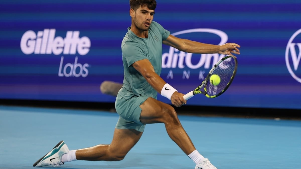 Alcaraz en el Masters 1000 de Cincinatti de este 2025