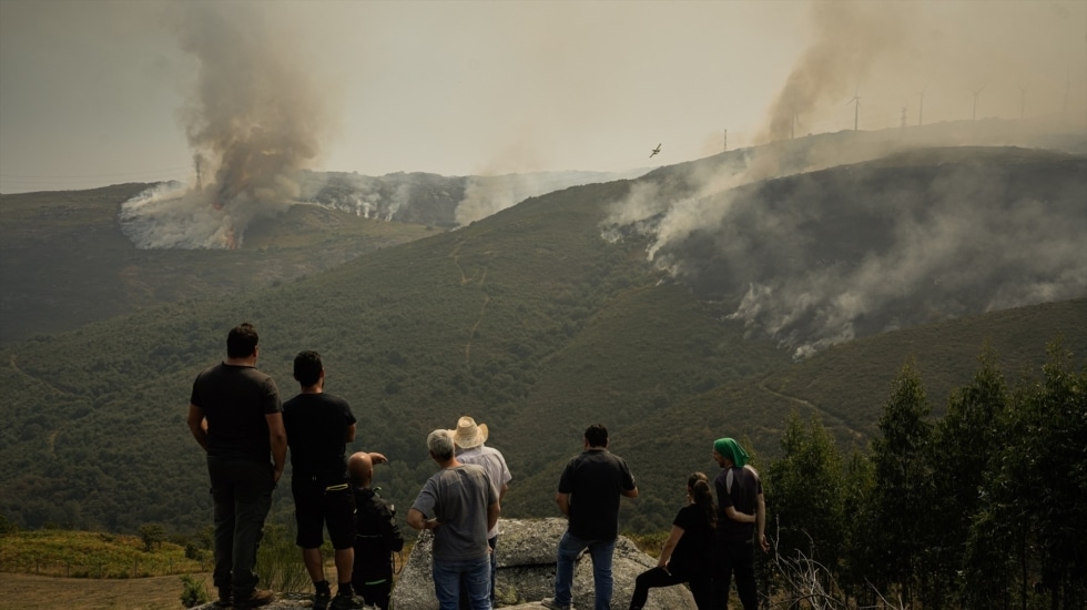 Galicia suma más de 95.000 hectáreas quemadas en agosto, según cifras de la Xunta