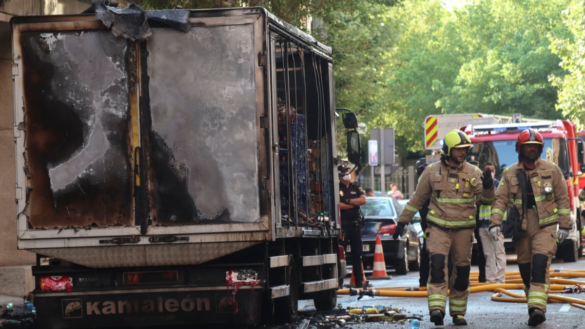 Un trabajador y una joven, heridos en una explosión de gas en Zamora