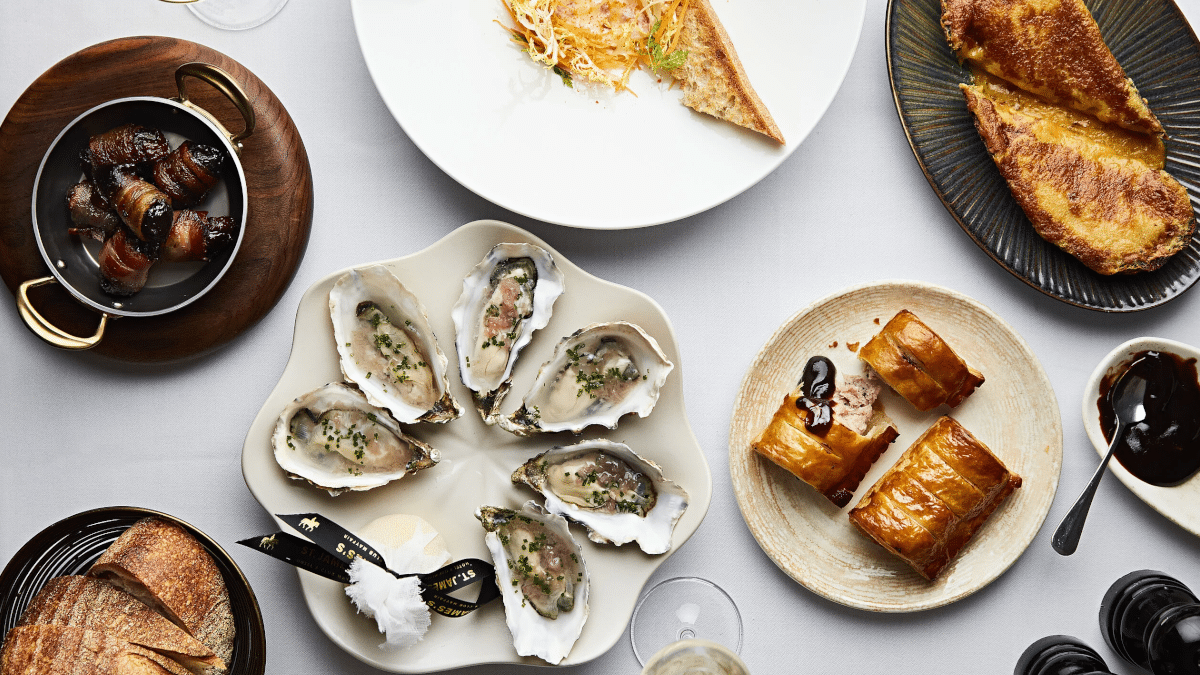 Algunas de las delicias concebidas por el chef William Drabble para el restaurante Francatelli, en el Hotel Althoff St. James's de Londres.