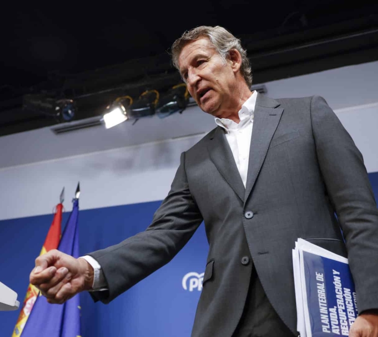 Feijóo pone sus líneas rojas para un pacto  de Estado con Sánchez frente a los incendios
