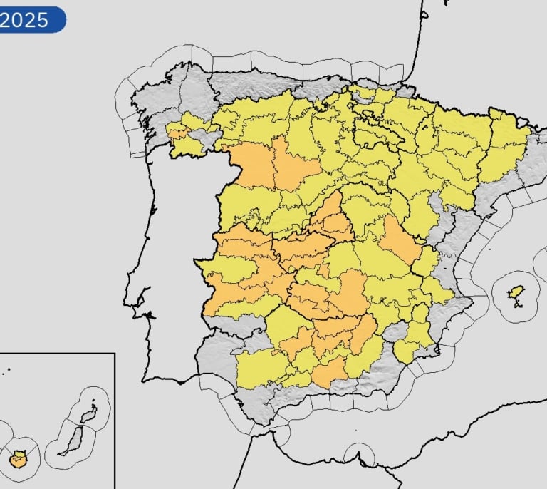La ola de calor se intensifica: aviso por altas temperaturas en 39 provincias, 13 con riesgo naranja y máximas de hasta 41ºC