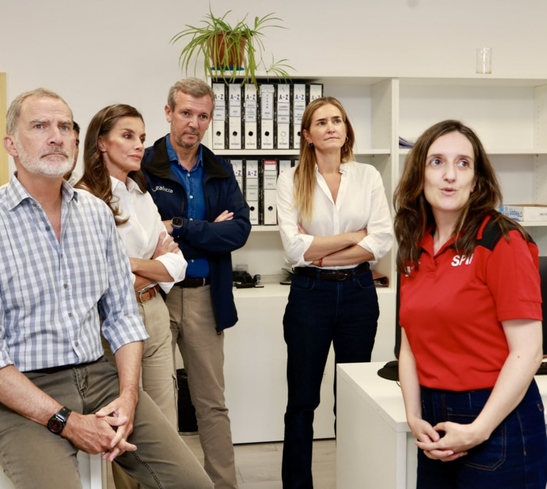 Los reyes visitan hoy Galicia, otro de los territorios afectados por los incendios