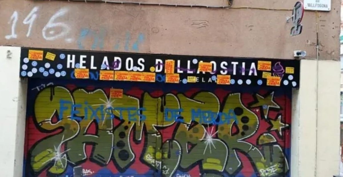 Destrozar legítimamente una heladería por 'catalanófoba'