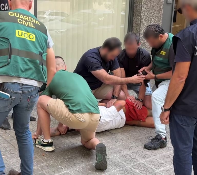 Así detuvo la Guardia Civil a un peligroso narco huido de la Justicia italiana