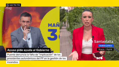 Quién es Sarah Santaolalla, la tertuliana 'estrella' de TVE: cuántos años tiene, qué estudió y quién es su pareja