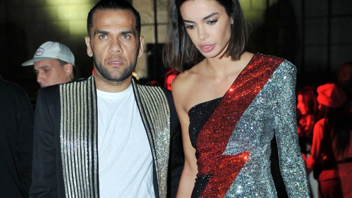 Dani Alves y Joana Sanz en una foto de archivo.