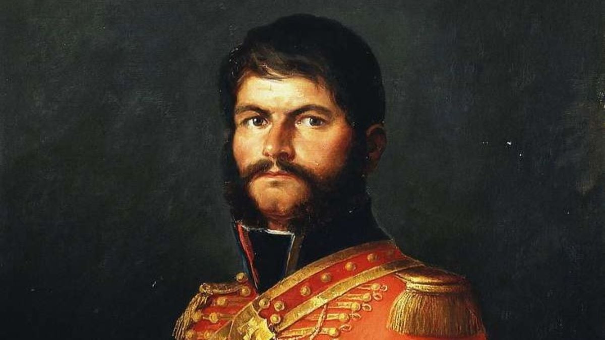 'Juan Martín Díez, El Empecinado', hacia 1881. Salvador Martínez Cubells. Óleo sobre lienzo.