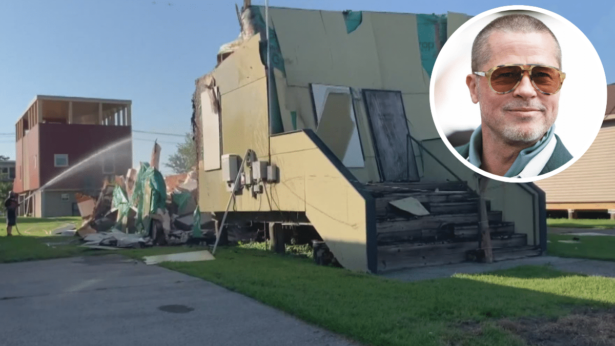 La casa diseñada por el arquitecto británico David Adjaye para el proyecto de Make It Right de Brad Pitt fue abandonada en 2012 y demolida en 2020.