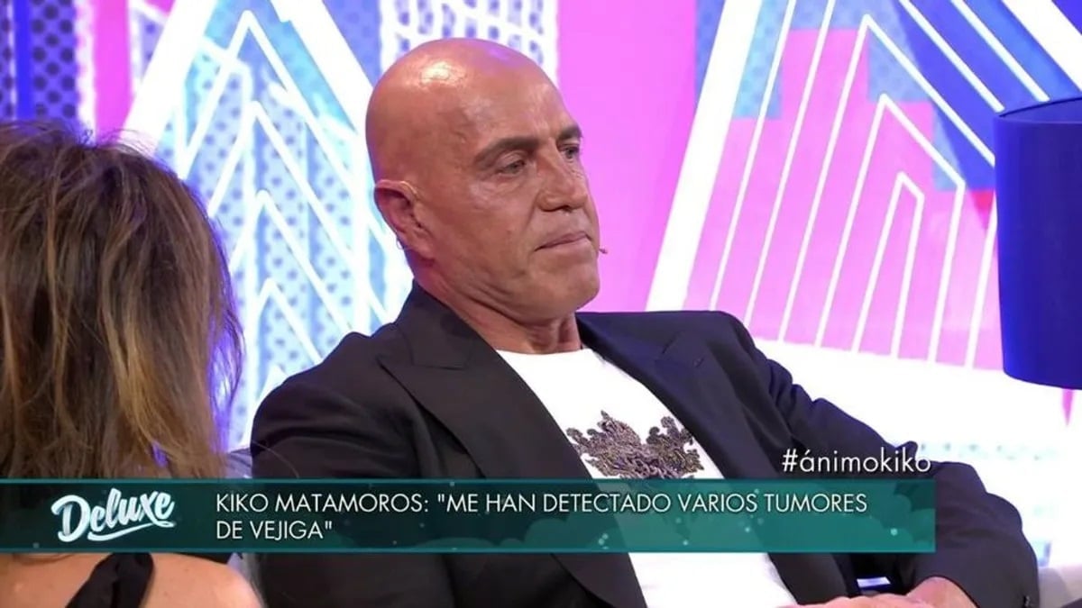 Kiko Matamoros, en Sálvame Deluxe, junto a María Patiño