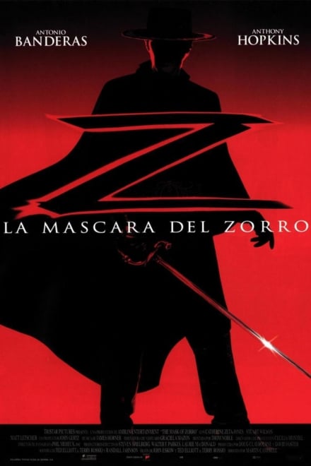 Cartel de 'La máscara del Zorro'