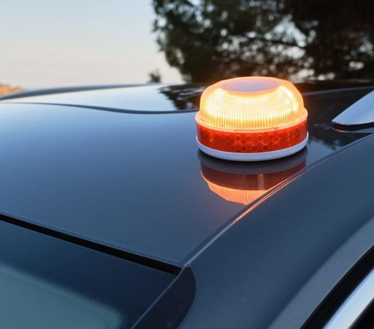 La OCU alerta sobre las luces V-16: la mayoría no están homologadas