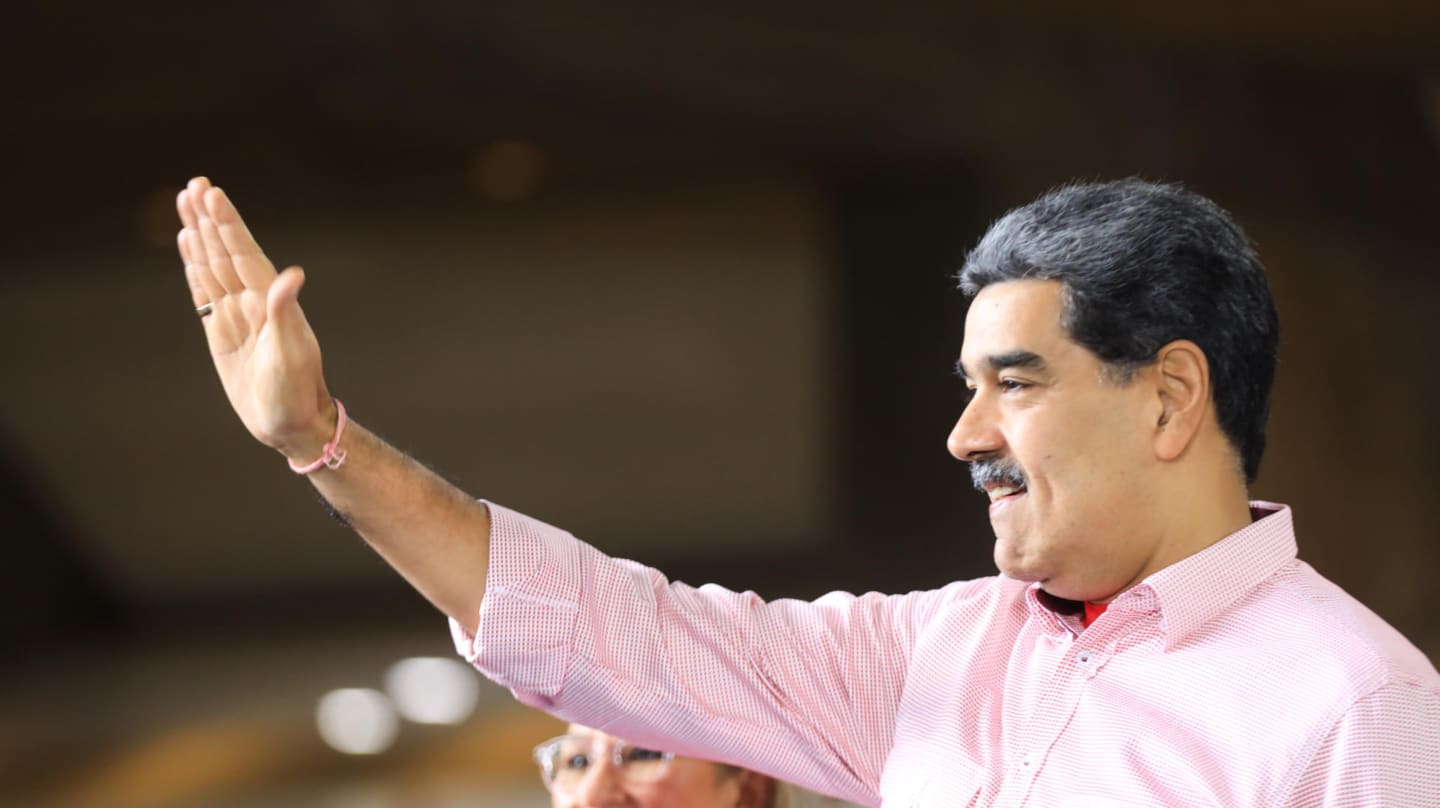 Nicolás Maduro, líder del chavismo venezolano, en un acto en Caracas
