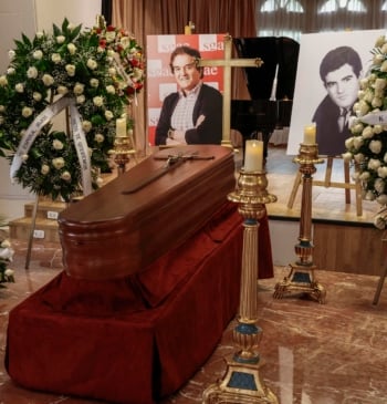 El último adiós a Manuel de la Calva, en imágenes
