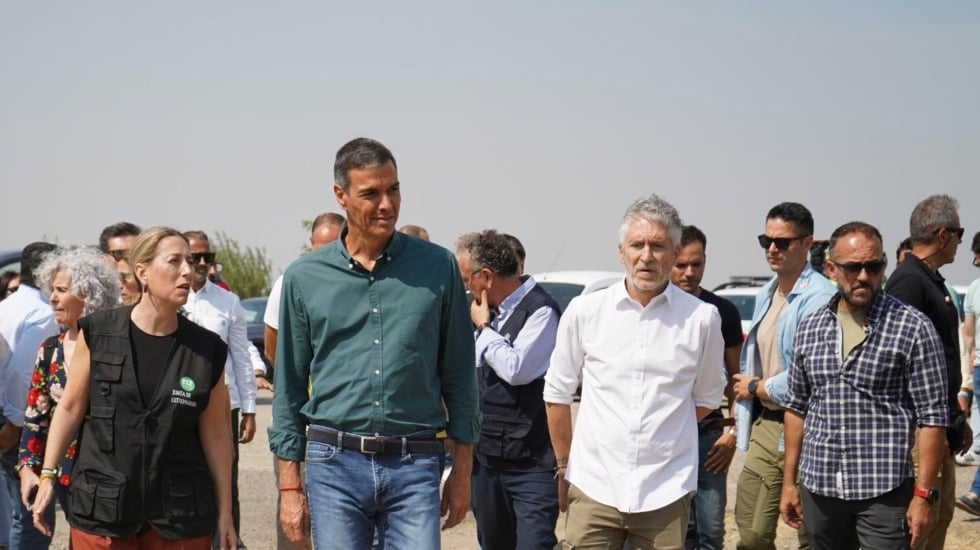Marlaska insiste en que el Gobierno dio a las comunidades "todos los medios" contra los incendios "desde el minuto uno"