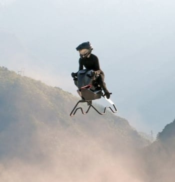 Así es la primera moto voladora que ya se comercializa