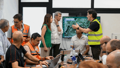 Rueda reclama más medios al Gobierno, critica la escasa operatividad de los dos aviones Canadair y la visita de Margarita Robles