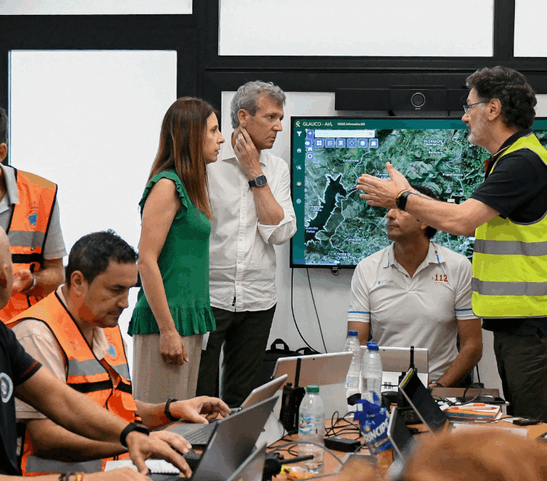 Rueda reclama más medios al Gobierno, critica la escasa operatividad de los dos aviones Canadair y la visita de Margarita Robles