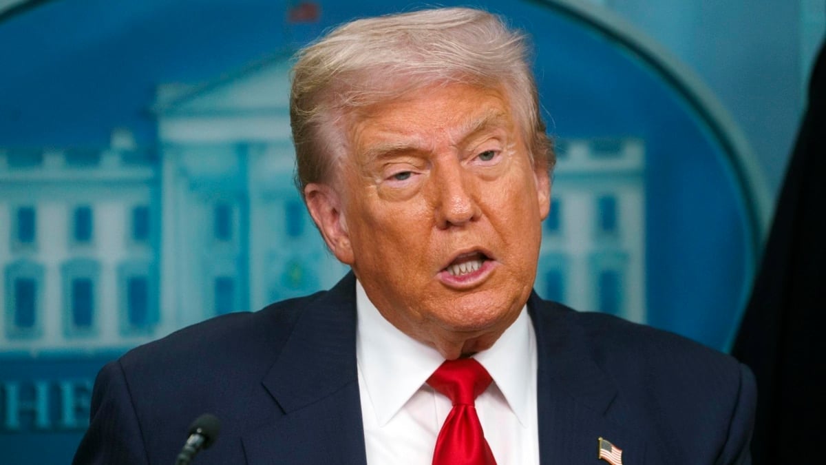 Donald Trump, presidente de EEUU, en la Casa Blanca
