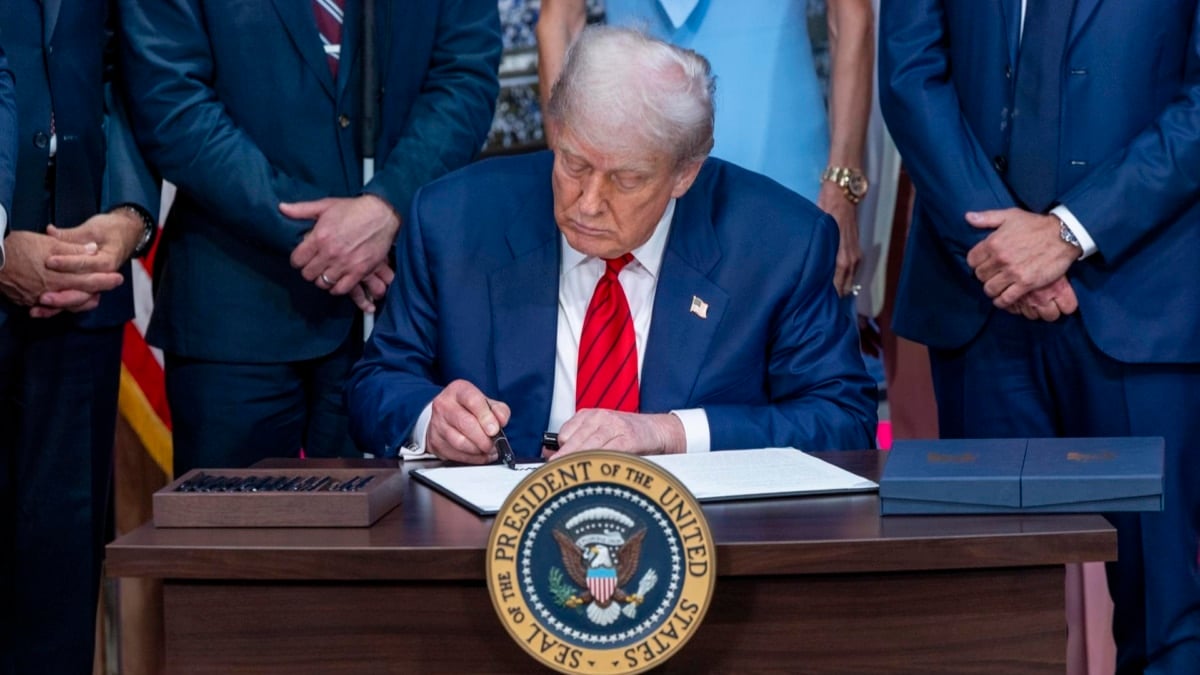Donald Trump, presidente de EEUU, en la Casa Blanca