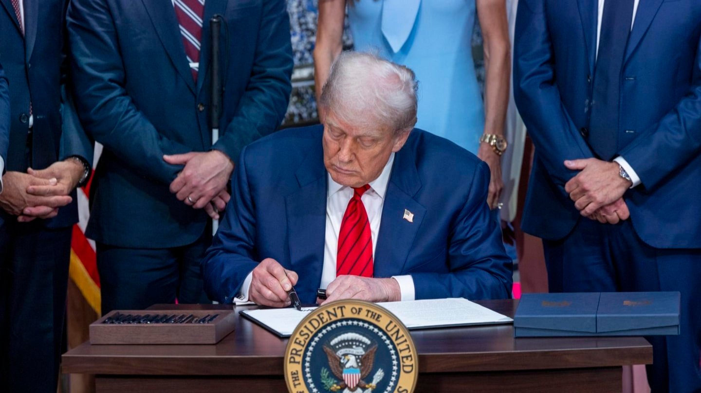 Donald Trump, presidente de EEUU, en la Casa Blanca