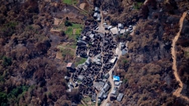 La España quemada, desde el aire