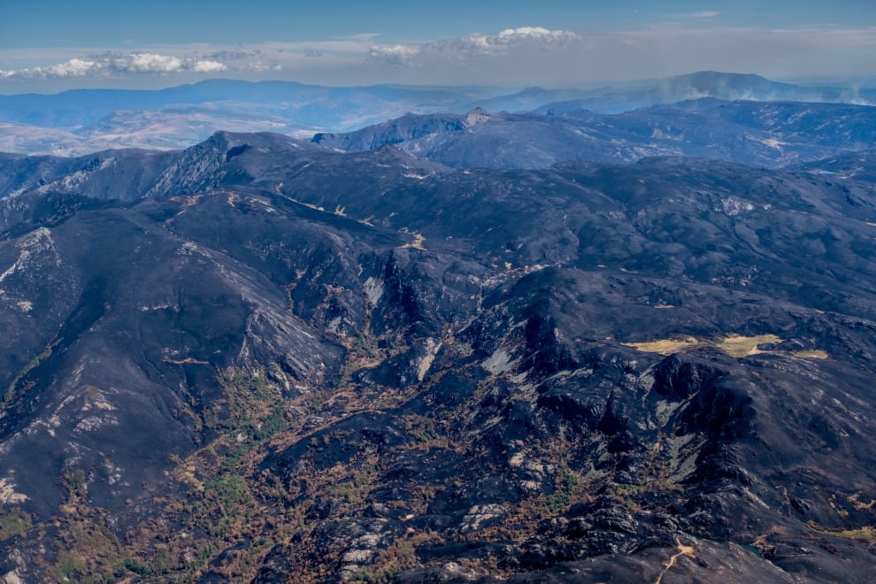 Pena Trevinca, Serra do Eixe y Segundeira, entre Ourense y Zamora.