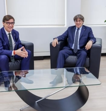La visita de Salvador Illa a Bruselas rehabilita políticamente a Puigdemont