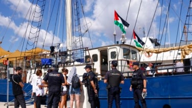 El mal tiempo obliga a regresar a Barcelona a la flotilla hacia Gaza
