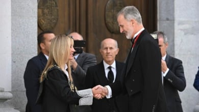 Aplausos "indebidos", canapés y corrillos de togas en la apertura del curso judicial