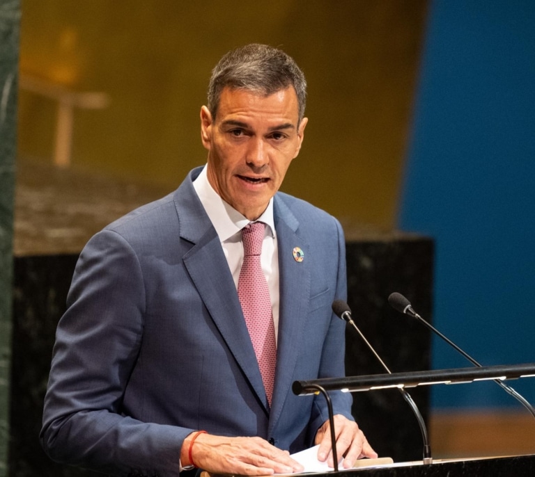 Sánchez exige en la ONU adoptar medidas inmediatas para parar el "genocidio" en Gaza