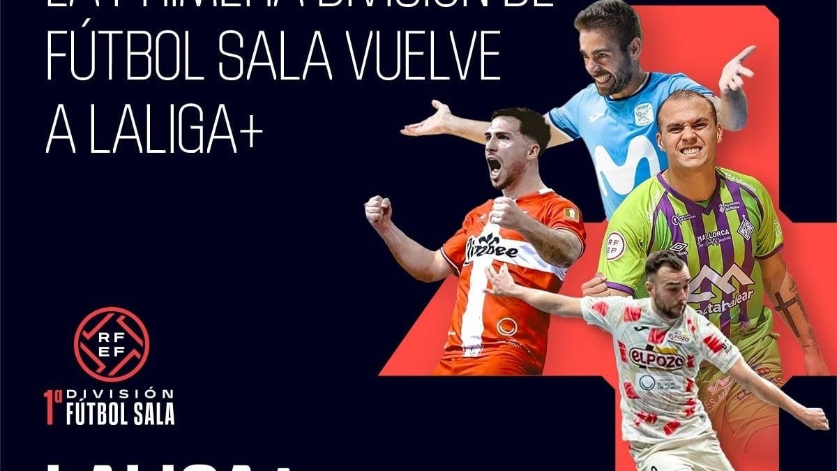 LALIGA+ retransmitirá en exclusiva toda la Primera División de Fútbol Sala 25/26