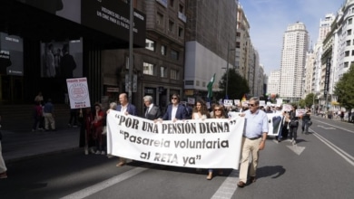 Miles de abogados y procuradores reclaman en Madrid un trato favorable para incorporarse al régimen de autónomos