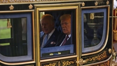 Carlos III recibe a Trump en su visita de Estado al Reino Unido
