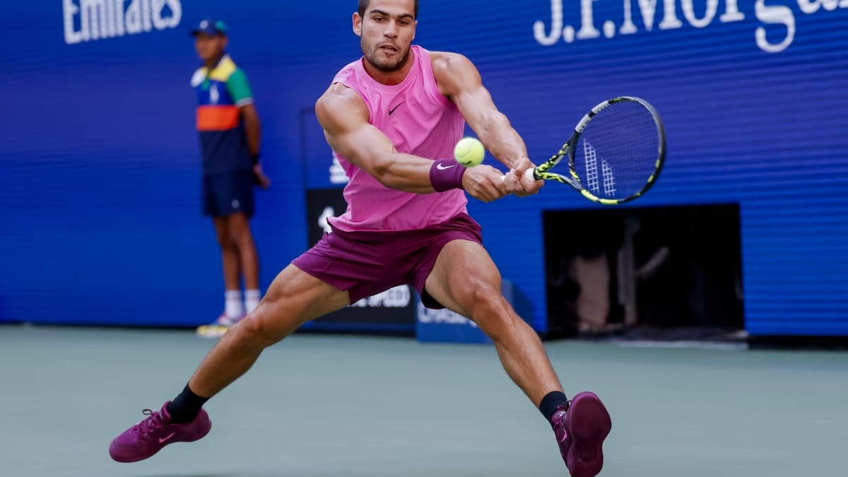 Carlos Alcaraz en el US Open.