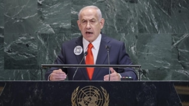 Netanyahu presume de "logros" en la ONU entre abucheos y la salida de decenas de asistentes: "Israel debe terminar su trabajo en Gaza"