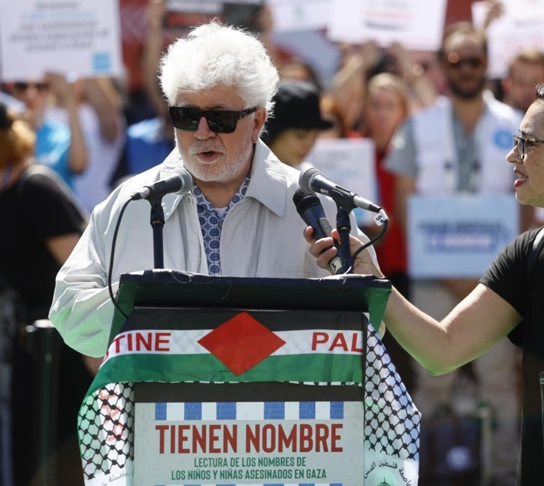 Almodóvar sobre Gaza: "Los políticos tienen que oír lo que estamos diciendo en las calles y hacer lo adecuado"