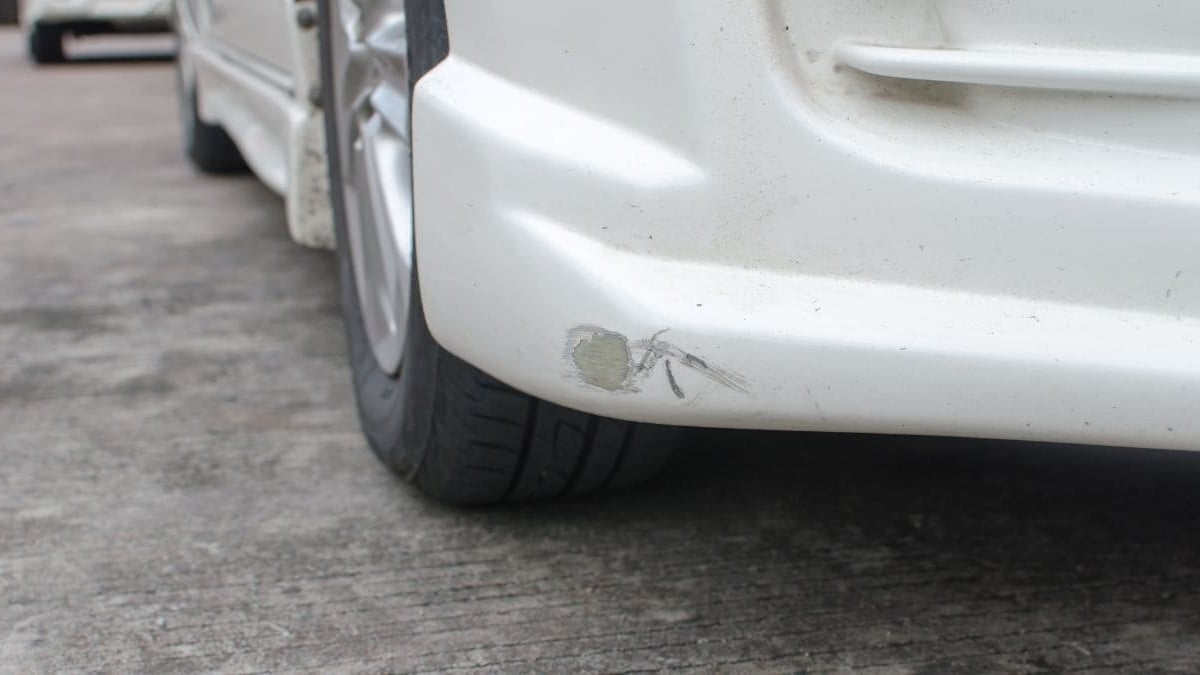 Arañazo coche