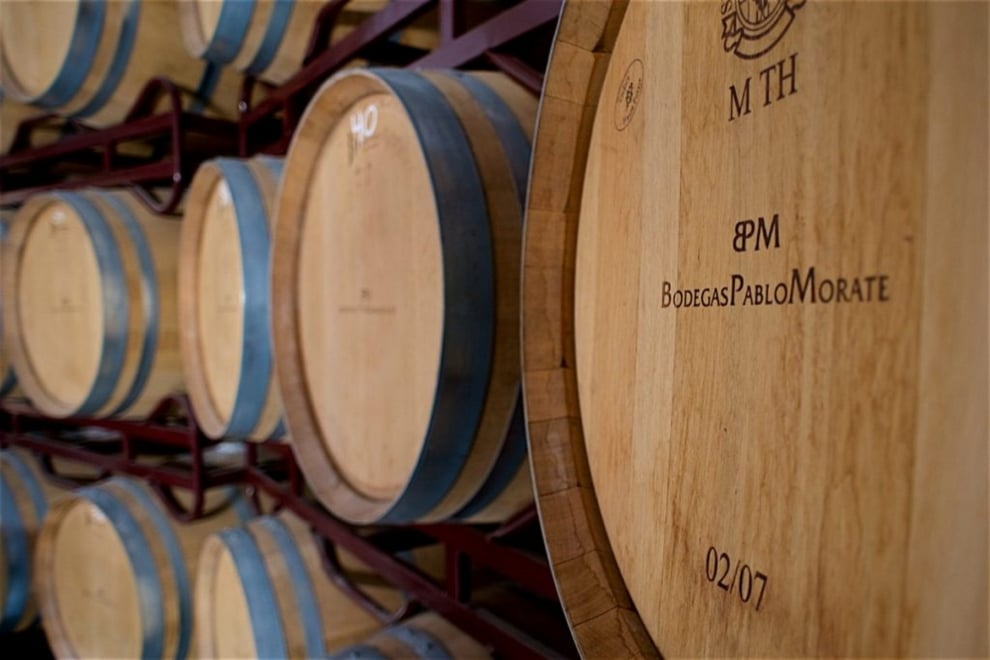 Barriles en la Bodega Pablo Morate