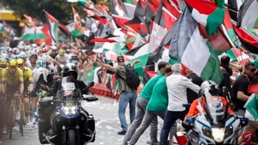 Un movimiento abertzale que llamó a boicotear la Vuelta en apoyo a Palestina tenía su web alojada en un servidor israelí
