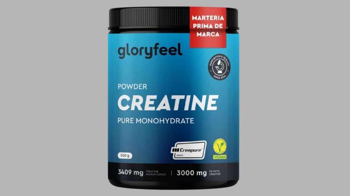 Esta es la creatina monohidratada de Gloryfeel que necesitas para potenciar tu rendimiento en los entrenamientos
