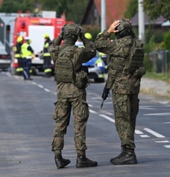 Cazas europeos defendieron a Polonia del ataque ruso "sin precedentes"